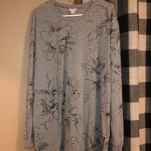 Womens Lula Roe printed tunic shirt. Size XL